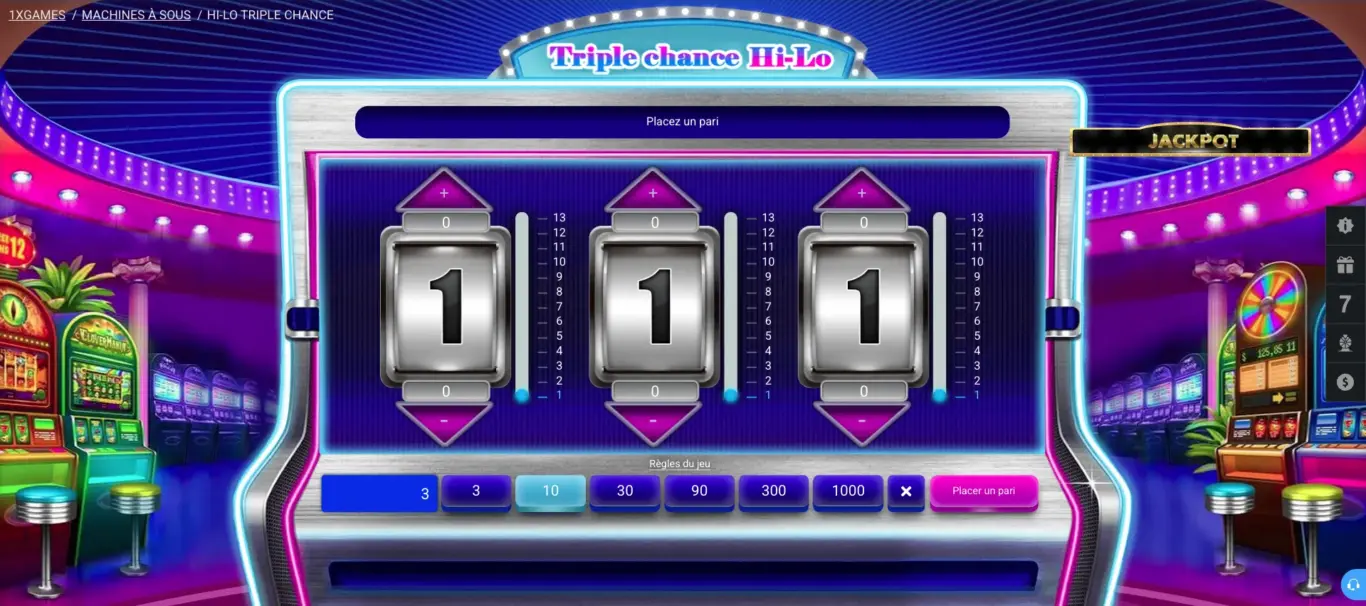 Hi Lo Triple Chance