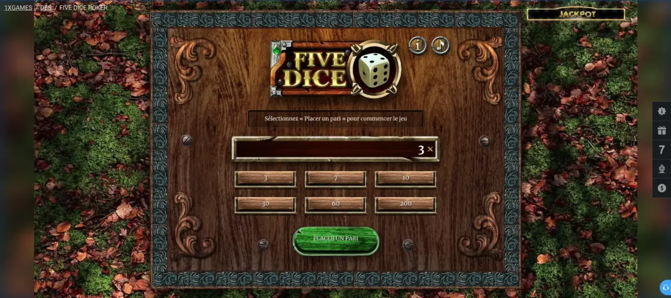 Five Dice Poker